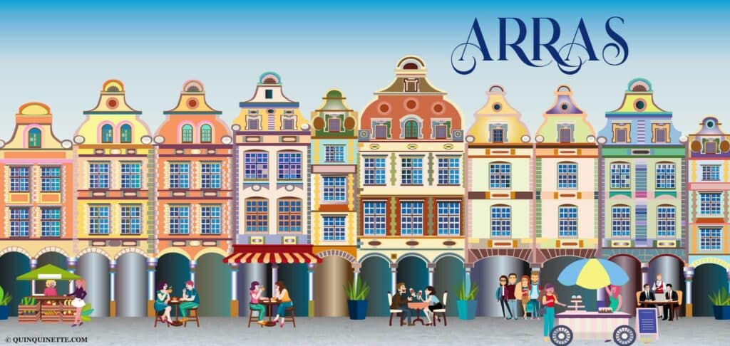 Arras Facades Grand Place Quinquinette