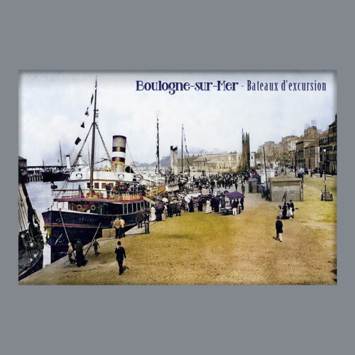 BOULOGNE SUR MER - LES BATEAUX D'EXCURSION