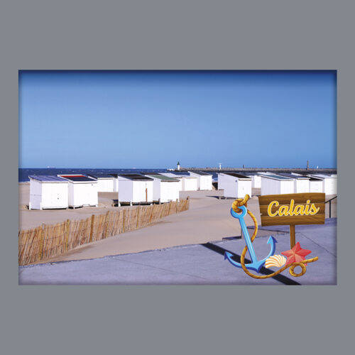 CALAIS - LES CABINES DE LA PLAGE