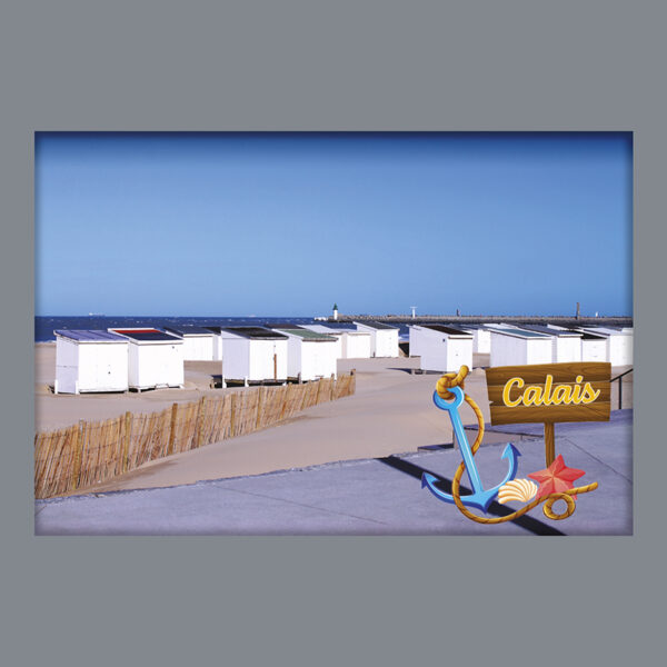 CALAIS - LES CABINES DE LA PLAGE