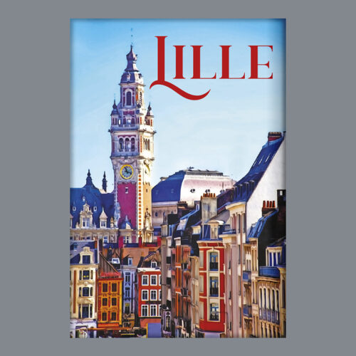 LILLE - BEFFROI CHAMBRE DE COMMERCE DESSIN