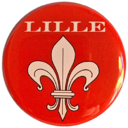 BADGE 56MM BLASON LILLE