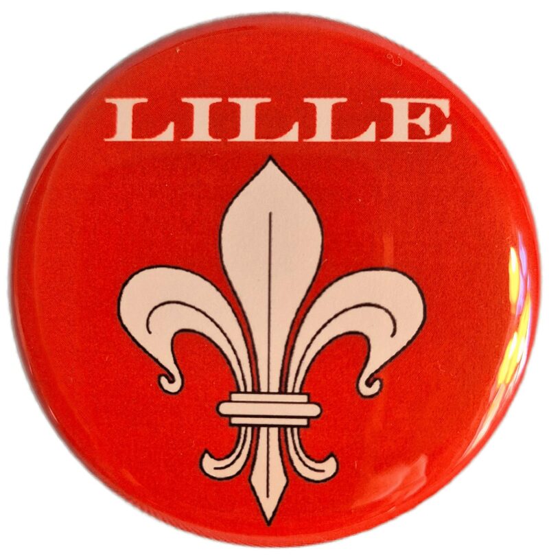BADGE 56MM BLASON LILLE