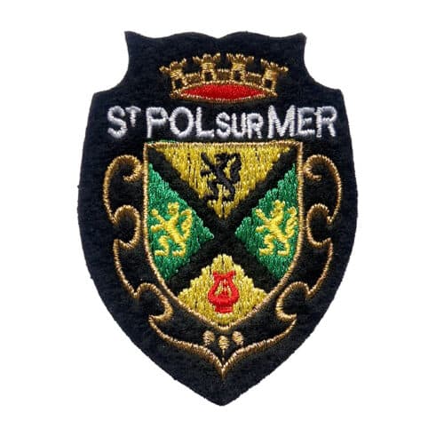 Écusson brodé- SAINT POL SUR MER -  Patch à coudre