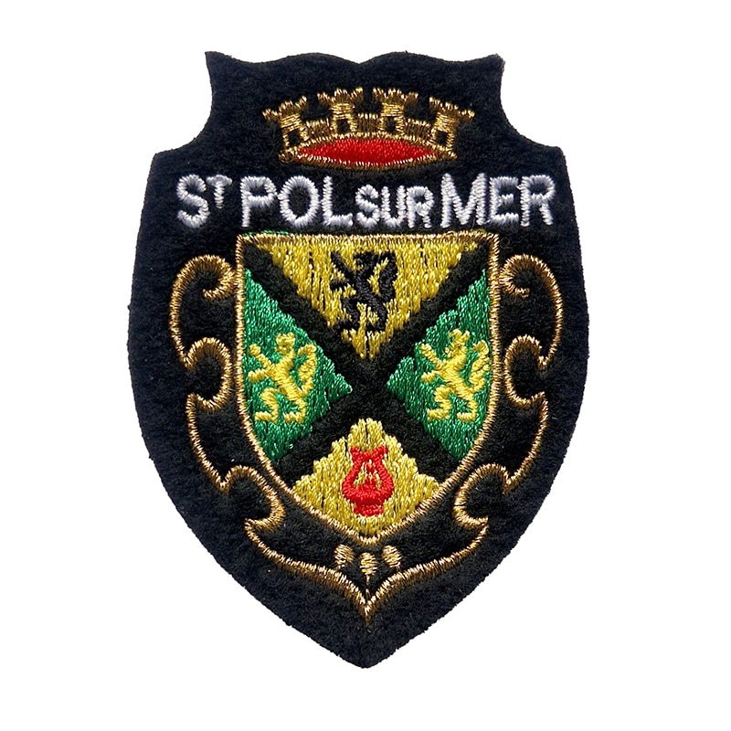 Écusson brodé- SAINT POL SUR MER - Patch à coudre
